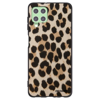Picasee Μαύρη θήκη σιλικόνης για Samsung Galaxy A22 A225F 4G - Brown Tiger