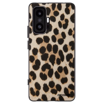 Picasee Μαύρη θήκη σιλικόνης για Xiaomi 11T Pro - Brown Tiger