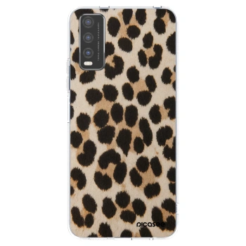 Picasee διαφανής θήκη σιλικόνης Vivo Y20s - Brown Tiger