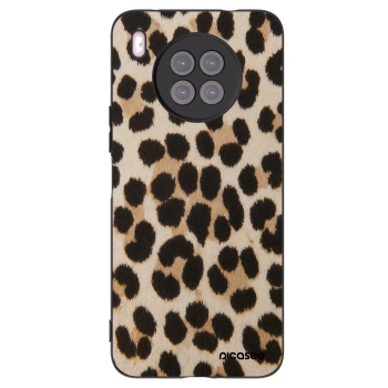 Picasee Μαύρη θήκη σιλικόνης για Huawei Nova 8i - Brown Tiger