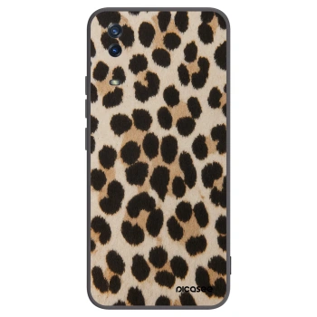 Picasee Μαύρη θήκη σιλικόνης για Vivo Y11s - Brown Tiger