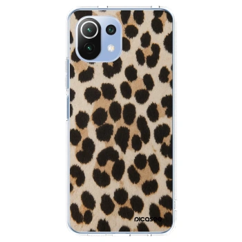 Picasee διαφανής θήκη σιλικόνης Xiaomi 11 Lite 5G NE - Brown Tiger