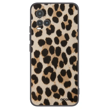 Picasee Μαύρη θήκη σιλικόνης για Vivo Y33s - Brown Tiger