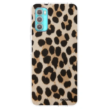 Picasee διαφανής θήκη σιλικόνης Motorola Moto G60 - Brown Tiger