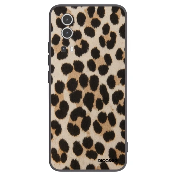 Picasee Μαύρη θήκη σιλικόνης για Vivo Y72 5G - Brown Tiger