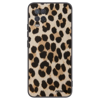 Picasee Μαύρη θήκη σιλικόνης για Realme 8 5G - Brown Tiger