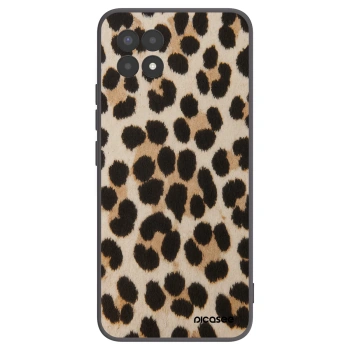 Picasee Μαύρη θήκη σιλικόνης για Realme 8i - Brown Tiger