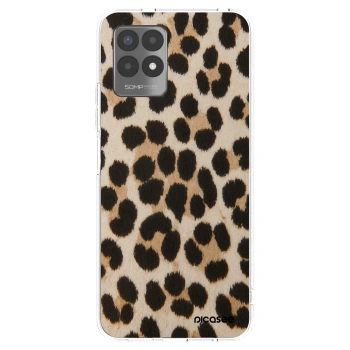 Picasee διαφανής θήκη σιλικόνης Realme 8i - Brown Tiger