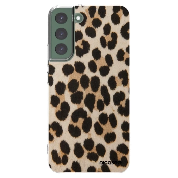 Picasee διαφανής θήκη σιλικόνης Samsung Galaxy S22+ 5G - Brown Tiger