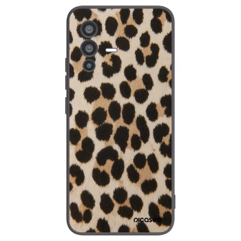 Picasee Μαύρη θήκη σιλικόνης για Vivo V23 5G - Brown Tiger