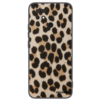 Picasee Μαύρη θήκη σιλικόνης για Xiaomi Redmi 10C - Brown Tiger