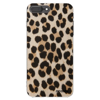 Picasee διαφανής θήκη σιλικόνης Apple iPhone 8 Plus - Brown Tiger