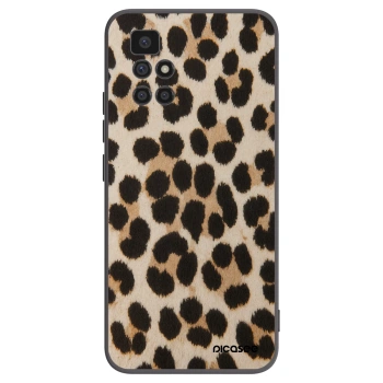 Picasee Μαύρη θήκη σιλικόνης για Xiaomi Redmi 10 (2022) - Brown Tiger