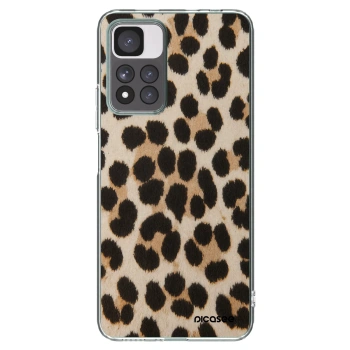 Picasee διαφανής θήκη σιλικόνης Xiaomi Redmi Note 11 Pro+ 5G - Brown Tiger