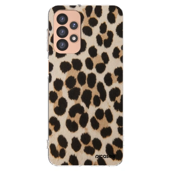Picasee διαφανής θήκη σιλικόνης Samsung Galaxy A23 A236B 5G - Brown Tiger
