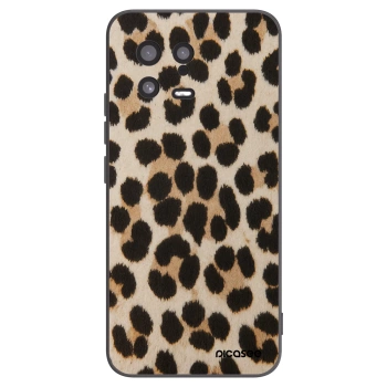 Picasee Μαύρη θήκη σιλικόνης για Xiaomi 13 - Brown Tiger