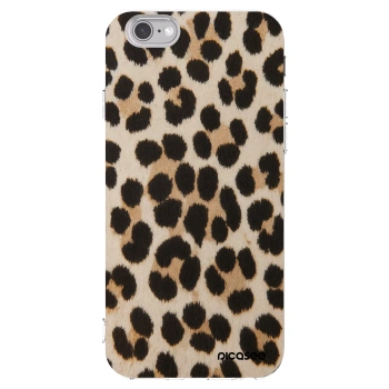 Picasee διαφανής θήκη σιλικόνης Apple iPhone 6/6S - Brown Tiger