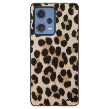 Picasee Μαύρη θήκη σιλικόνης για Xiaomi Redmi Note 12 Pro 5G - Brown Tiger