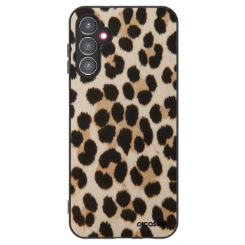 Picasee Μαύρη θήκη σιλικόνης για Samsung Galaxy A14 5G A146P - Brown Tiger