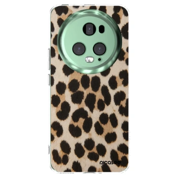 Picasee διαφανής θήκη σιλικόνης Honor Magic5 Pro - Brown Tiger