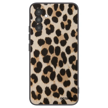 Picasee Μαύρη θήκη σιλικόνης για Samsung Galaxy A04s A047F - Brown Tiger