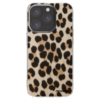 Picasee διαφανής θήκη σιλικόνης Apple iPhone 15 Pro - Brown Tiger