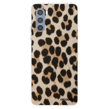 Picasee διαφανής θήκη σιλικόνης Motorola Moto G62 - Brown Tiger