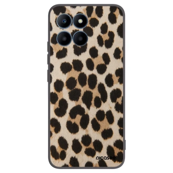 Picasee Μαύρη θήκη σιλικόνης για Honor 70 Lite - Brown Tiger