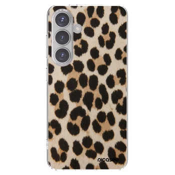 Picasee διαφανής θήκη σιλικόνης Samsung Galaxy S24 S921B 5G - Brown Tiger