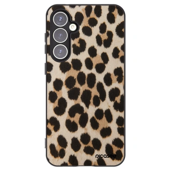 Picasee Μαύρη θήκη σιλικόνης για Samsung Galaxy S23 FE S711B - Brown Tiger
