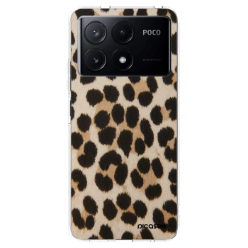 Picasee διαφανής θήκη σιλικόνης Xiaomi Poco X6 Pro - Brown Tiger