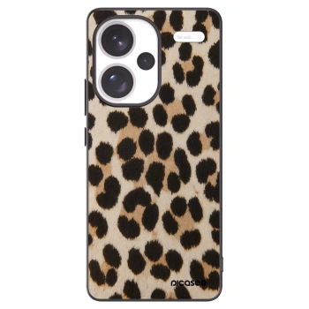 Picasee Μαύρη θήκη σιλικόνης για Xiaomi Redmi Note 13 Pro+ 5G - Brown Tiger