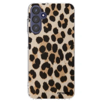Picasee διαφανής θήκη σιλικόνης Samsung Galaxy A15 A155F 4G - Brown Tiger