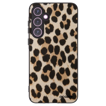 Picasee Μαύρη θήκη σιλικόνης για Samsung Galaxy A35 5G A356B - Brown Tiger