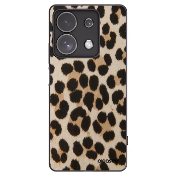 Picasee Μαύρη θήκη σιλικόνης για Xiaomi Redmi Note 13 Pro 4G - Brown Tiger