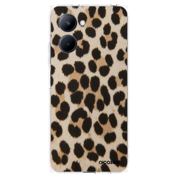 Picasee διαφανής θήκη σιλικόνης Realme C33 (2023) - Brown Tiger