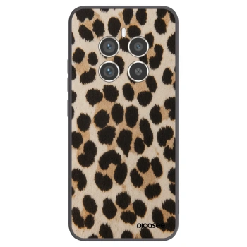 Picasee Μαύρη θήκη σιλικόνης για Realme 12 Pro 5G - Brown Tiger