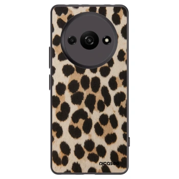 Picasee Μαύρη θήκη σιλικόνης για Xiaomi Redmi A3 - Brown Tiger
