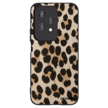 Picasee Μαύρη θήκη σιλικόνης για Honor 200 Lite - Brown Tiger