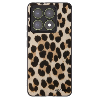 Picasee Μαύρη θήκη σιλικόνης για Xiaomi 14T - Brown Tiger