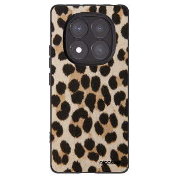 Picasee Μαύρη θήκη σιλικόνης για Xiaomi Redmi Note 14 Pro+ 5G - Brown Tiger