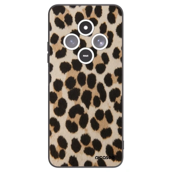 Picasee Μαύρη θήκη σιλικόνης για Xiaomi Redmi 14C - Brown Tiger