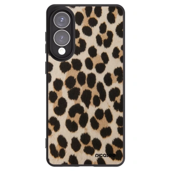 Picasee Μαύρη θήκη σιλικόνης για Samsung Galaxy S25 Edge 5G - Brown Tiger