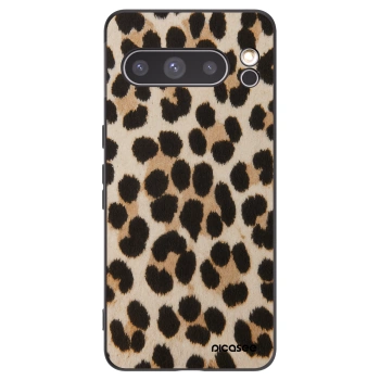 Picasee Μαύρη θήκη σιλικόνης για Google Pixel 8 Pro - Brown Tiger