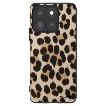 Picasee Μαύρη θήκη σιλικόνης για Honor X8c - Brown Tiger