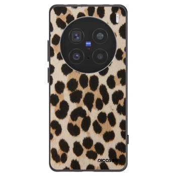 Picasee Μαύρη θήκη σιλικόνης για Vivo X200 Pro - Brown Tiger