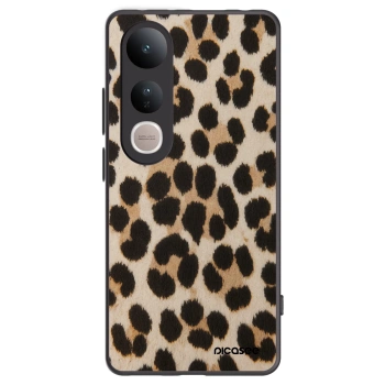 Picasee Μαύρη θήκη σιλικόνης για Vivo V50 Lite 5G - Brown Tiger