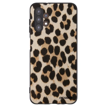 Picasee Μαύρη θήκη σιλικόνης για Samsung Galaxy A13 5G - Brown Tiger