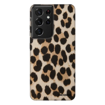 Picasee Fashion Case για Samsung Galaxy S21 Ultra 5G G998B - Brown Tiger