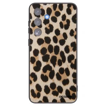Picasee Μαύρη θήκη σιλικόνης για Samsung Galaxy S25 FE 5G - Brown Tiger